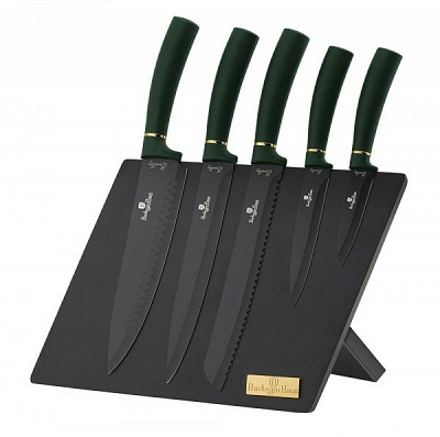 Набір ножів на підставці Emerald Collection 6 предметів BH 2518 Berlinger