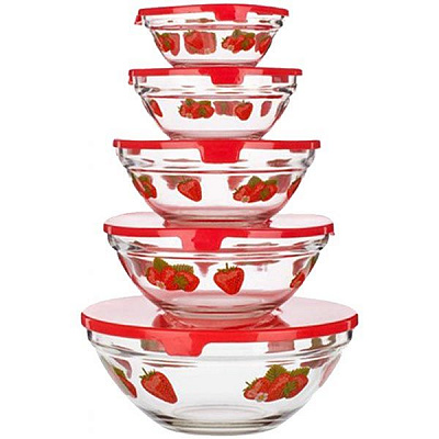 Набор емкостей Fresas круглые 5 шт