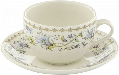 Чашка с блюдцем Фелисити 240 мл 240 мл Claytan Ceramics