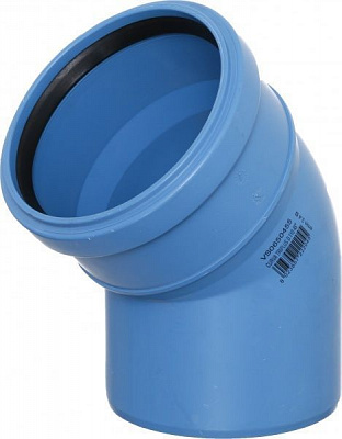 Колено Valsir безшумный d110x45°