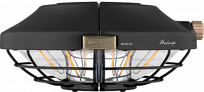 Фонарь кемпинговый Olight Haloop black 2370.38.71