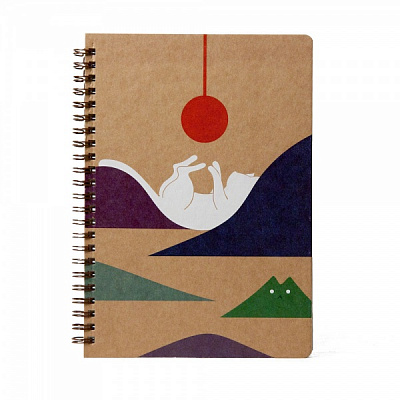 Блокнот Кот и солнце А5 KIRI Sketch