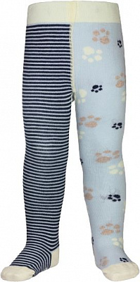 Колготки дитячі Conte-Kids TIP-TOP (веселі ніжки) 14С-79СП 356 р.62-74 блакитний із сірим