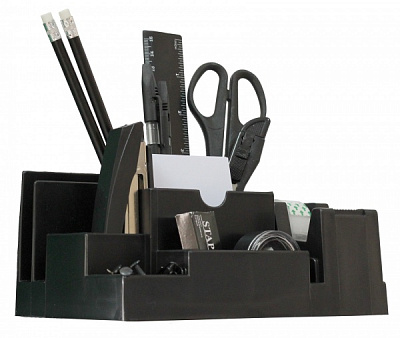 Набор настольный 17 предметов черный 4-414 4Office