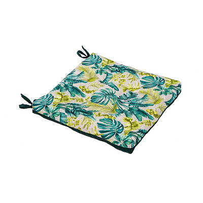 Подушка на стілець Ost-Fran 40х40x6 см лонета Kingstone стьобана