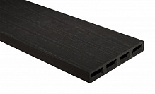 Доска ПВХ ОМиС усиленная с текстурой дерева 95x15x2550 мм черный