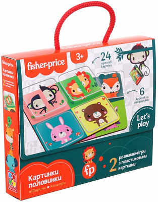Розвивальна гра Fisher Price Картинки-половинки VT2100-09