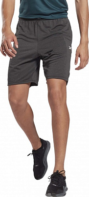 Шорти Reebok WOR MEL KNIT SHORT GJ0911 р. 66 чорний