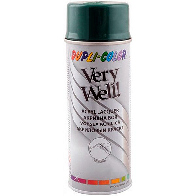 Эмаль аэрозольная Dupli-Color Very Well RAL 6005 темно-зеленый глянец 400 мл