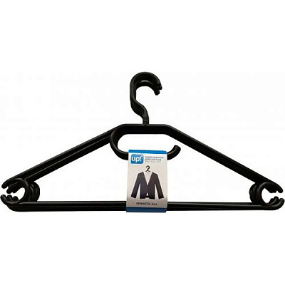 Набор плечиков черный для рубашекдля юбок UP! (Underprice) 43 см 5 шт. 