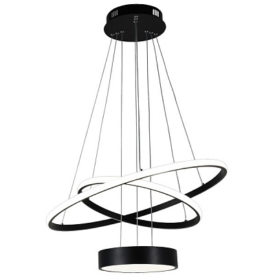 Люстра підвісна Victoria Lighting 114 Вт срібний Caravan/SP3 black