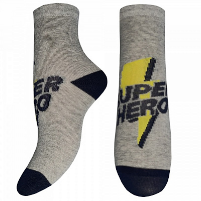 Носки детские унисекс Легка хода 9286 р. 16–18 серый меланж 