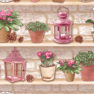 Славянские обои Veneziya В56.4 Полочки 8079-02 0.53x10.05 м