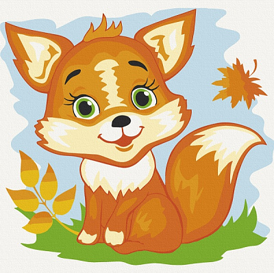 Картина за номерами Лисичка 15536-АС 30х30 см ArtCraft