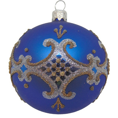 Куля новорічна d80 3432 Н-2