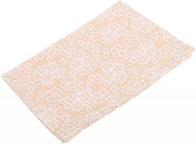 Полотенце вафельное 45x60 см бежевый 