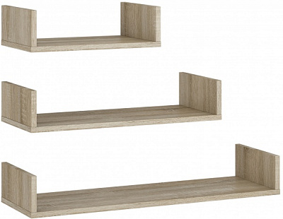 Набір полиць Грейд Делфа 800x118x252 мм дуб сонома