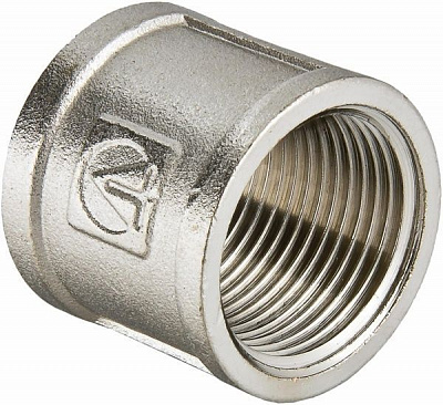 Муфта з різьбою ВВ Valtec нікель 1
