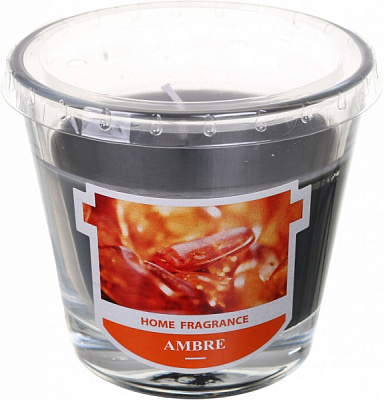 Свічка Home Fragrance Ambre 8x9 см