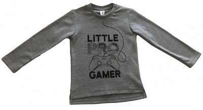 Джемпер детский Roksana Джойстик р.116-122 серый 1068/22005 