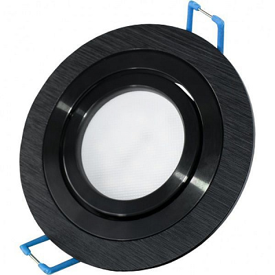 Светильник точечный Hopfen 50 Вт GU5.3 черный ALUM 1701 BK 