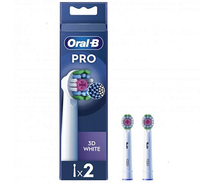 Насадки для электрическое зубной щетки Oral-B EB18pRX Pro 3D White 2 шт