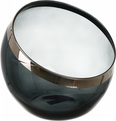 Ваза Wrzesniak Glassworks Semisphere 18,2 см серый 