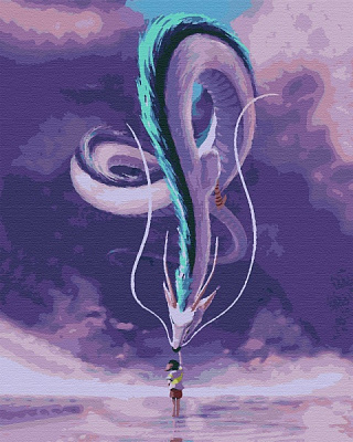 Картина по номерам Унесенные привидениями RB-0520 40x50 см Riviera Blanca 