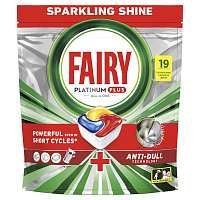 Капсулы для посудомоечных машин Fairy Platinum Plus Все-в-1 19 шт.