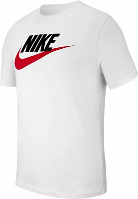 Футболка Nike M NSW TEE ICON FUTURA AR5004-100 р.XL белый