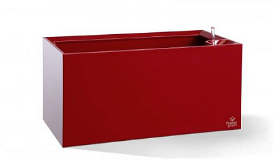 Горщик для квітів Plastkon Cubico Flower Lover прямокутний 11,2 л яскраво-червоний