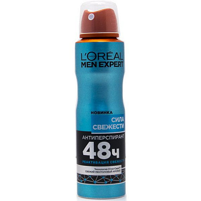 Антиперспірант для чоловіків L'Oreal Paris Men Expert Сила свіжості 50 мл