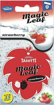 Ароматизатор підвісний Tasotti Magic Leaf Strawberry