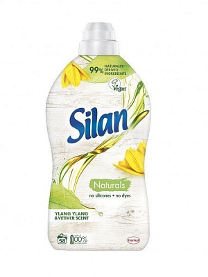 Кондиционер-ополаскиватель Silan Naturals Иланг-иланг и ветивер 1,45 л