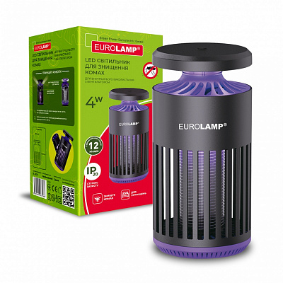Лампа для уничтожения насекомых Eurolamp MK-4W(LED/F)