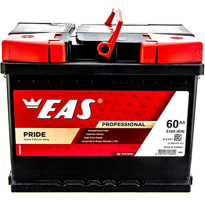 Аккумулятор EAS Pride 116944 L2 060AH 510A MF L+