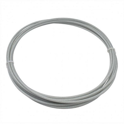 Трос оцинкований з ПВХ покриттям D 3 мм 3 пог.м. DIN 3055