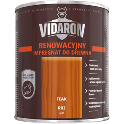 Імпрегнат Vidaron Захисно-декоративний вибілений дуб V17 мат 2,5 л
