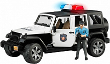 Джип Bruder Wrangler Unlimited Rubicon Police + фігурка полісмен 1:16 2526
