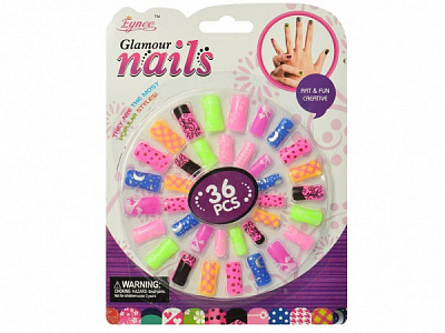 Нігті накладні Shantou C3287 різнокольоровий