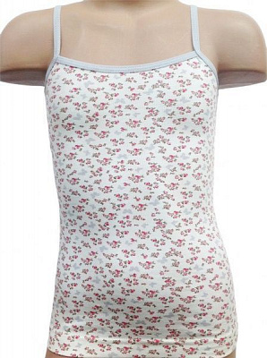 Майка Bibo для дівчинки 33062 р.140 бежевий із сірим