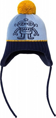 Шапка ESLI р.50-52 сине-желтый 18С-245СП 
