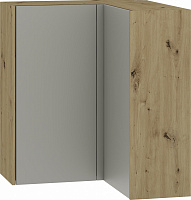 Шафа верхня МС Злата 80-80х92х32 шиншила сіра/дуб артізан Грейд