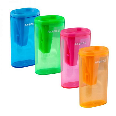 Чинка з контейнером Lighter 1155-А в асортименті 33092 Axent