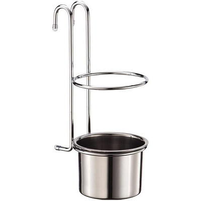 Стакан на рейлінг Lemax для столових приборів 206x105x138 мм хром