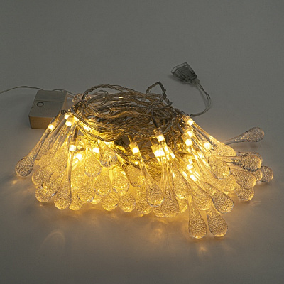 Гирлянда Altalusse INL-2709E-50 Warm встроенный светодиод (LED) 7,5 м 