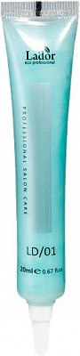 Маска Lador LD programs 01 лечебная сыворотка для сильно поврежденных волос 20 мл 