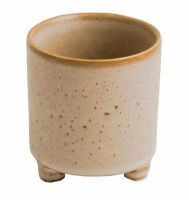Вазон керамический D&M DEPOT Hoof круглый 2,1 л кремовый (AAR6185NA) 