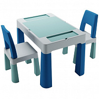 Комплект стіл і стілець Tega baby TI-011-173 сіро-блакитний 