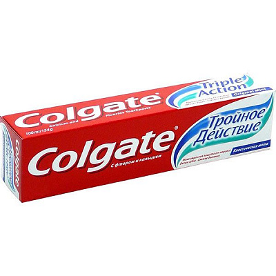 Зубная паста Colgate Тройное действие Натуральная мята комплексная 150 мл